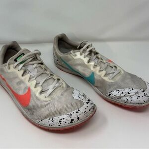 Nike Zoom Rival D 10 Men’s Size 12 Track Spike “White Flash Crimson” 907566-100